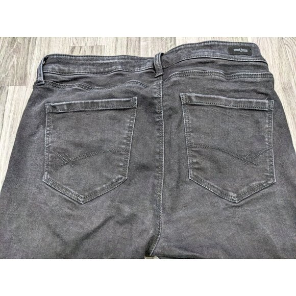 Liverpool Womens Size 8 / 29 Cropped Skinny Black Denim Jeans - Picture 3 of 11